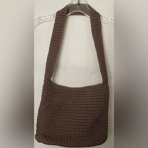 NWOT Talbots Tan Crocheted Shoulder Bag